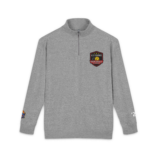 US Legends - or your logos - Unisex Fleece 1/4 Zip Embroidered 4 sides - Cotton Heritage