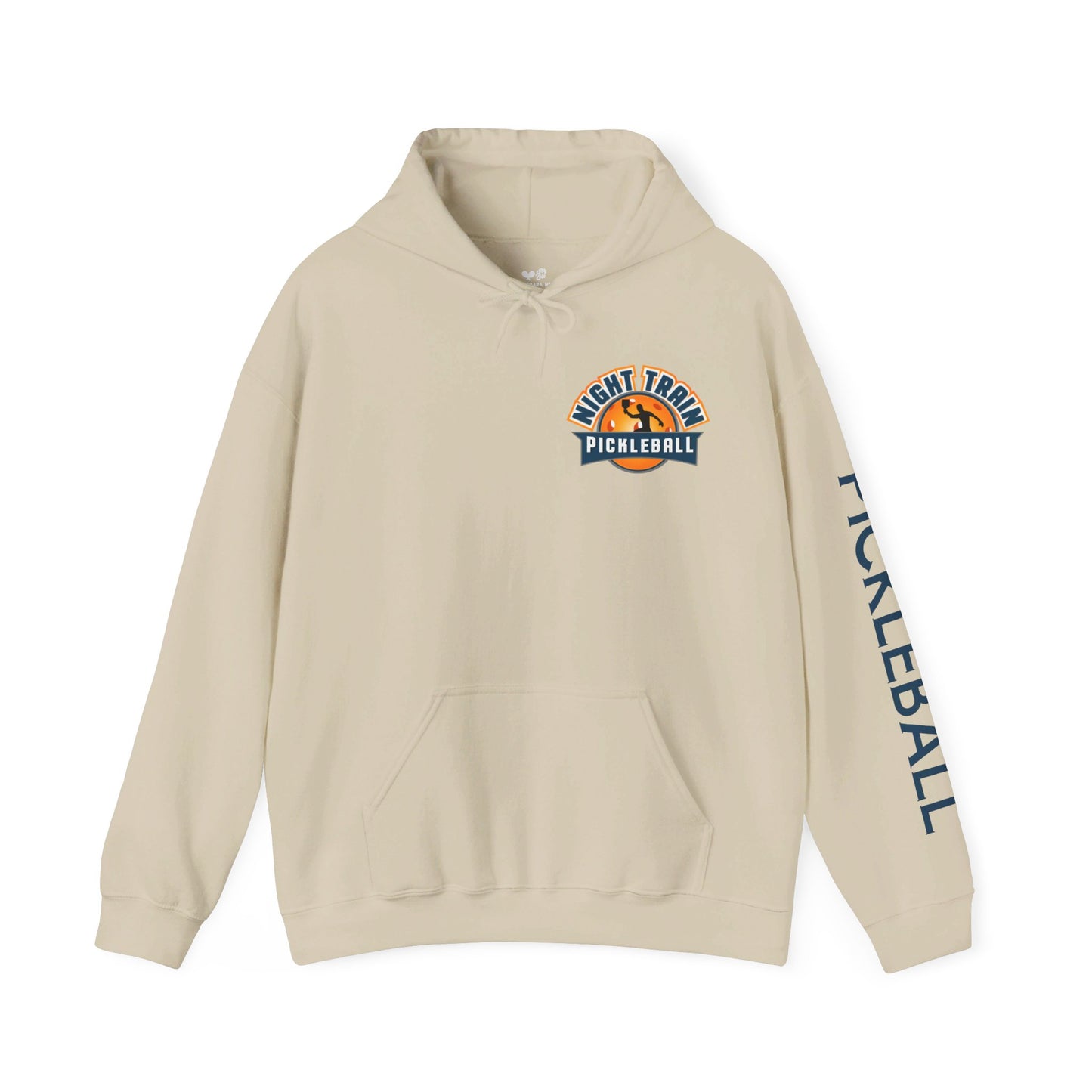 Night Train Hoodie (logo left chest/large back) - Can add your name to the sleeve or back