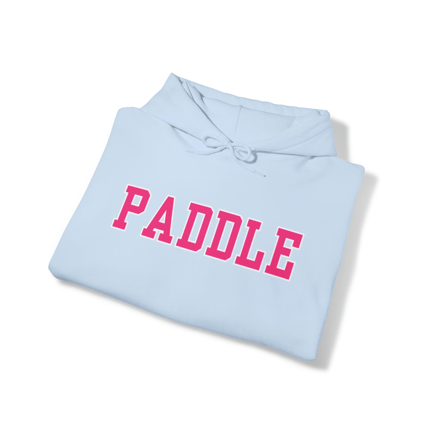 PADDLE Hoodie - PINK writing - 4 sides customized