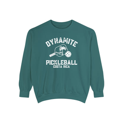 Dynamite Pickleball -Pura Vida - Costa Rica - Unisex Garment-Dyed Crew