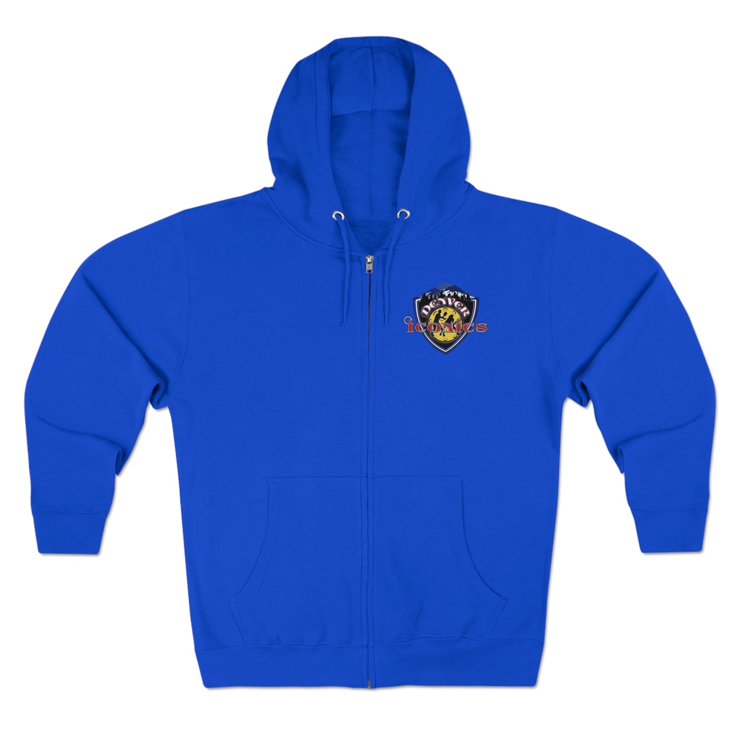 Denver Iconics NPL Team - Unisex Zip Up Hoodie 80% cotton extra plush (can add name left chest)