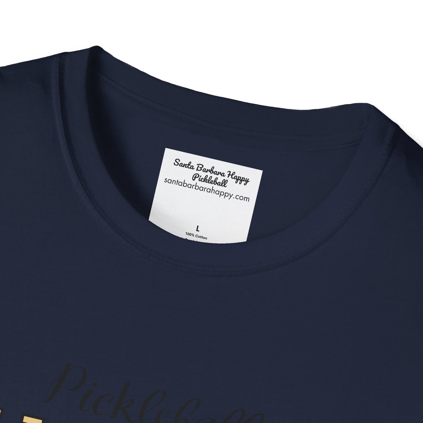 Pickleball Hall of Fame - Unisex Softstyle T-Shirt (customize with Hall of Fame name, or leave blank )