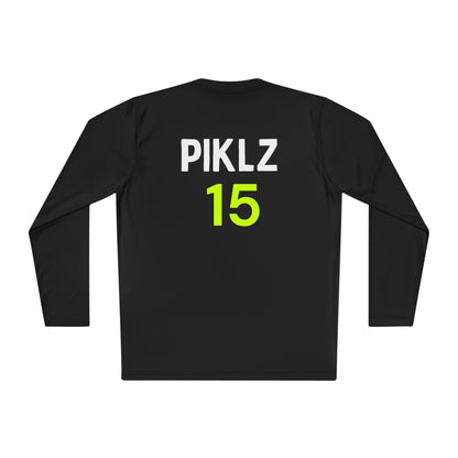 PICKLZ SPF 40 Men’s Cut/Unisex Moisture Wicking Lightweight Long Sleeve Tee - add your number in instructions