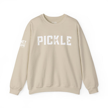 PICKLE Crew. Small Net Game logo on sleeve