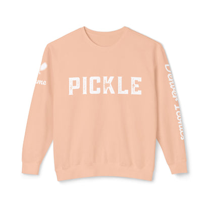 NPL Garment Dyed- Denver Iconics - Unisex 100% Cotton Lightweight Crew - Customize Sleeve w/ Name