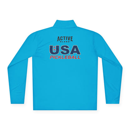TEAM USA - Unisex/Mens Cut - SPF 40 Quarter-Zip Pullover
