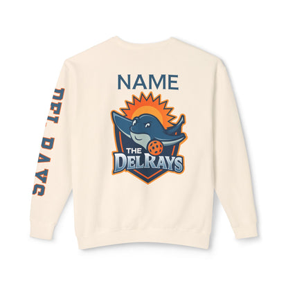 The Del Rays Unisex Extra Lightweight 100% Cotton Crew - Add Name