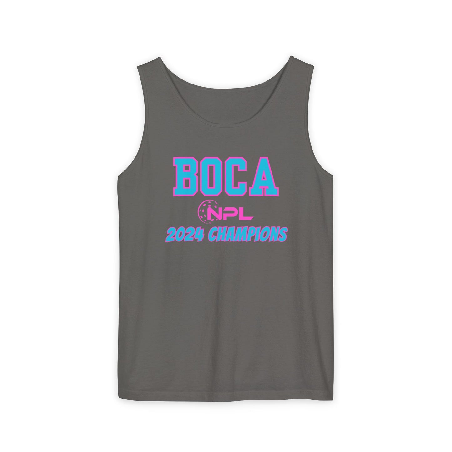 BOCA NPL ‘24 Champions - Unisex Garment-Dyed Tank Top