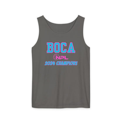 BOCA NPL ‘24 Champions - Unisex Garment-Dyed Tank Top