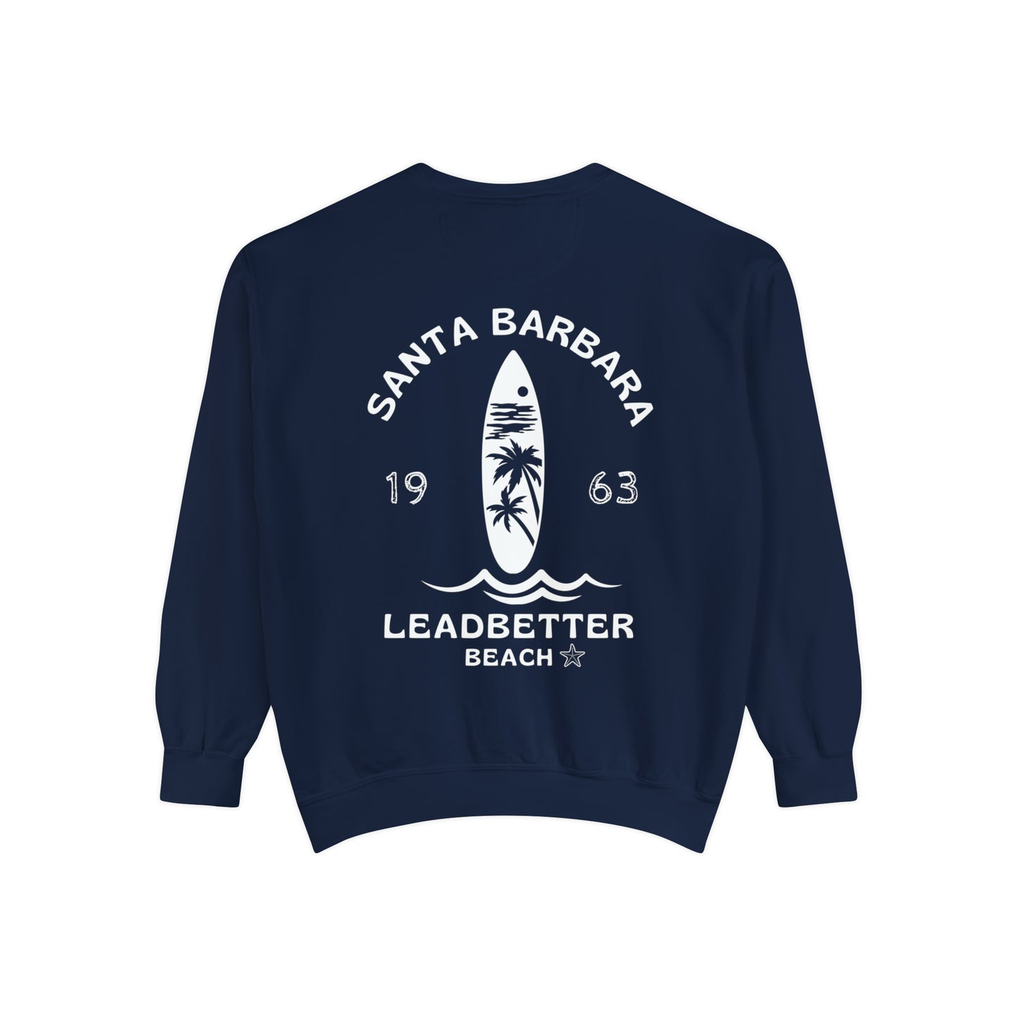 Santa Barbara Leadbetter Beach Crew - Comfort Colors