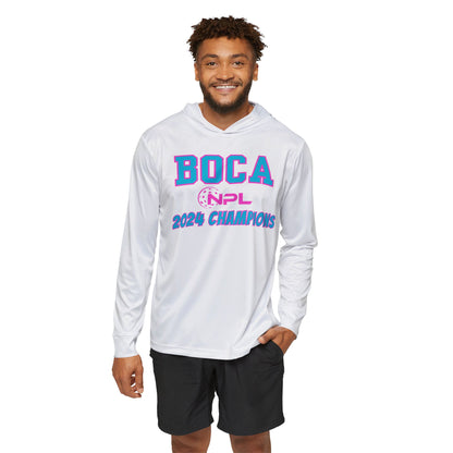 BOCA NPL Champs ‘24 - Unisex SPF 50 Sports Warmup Hoodie