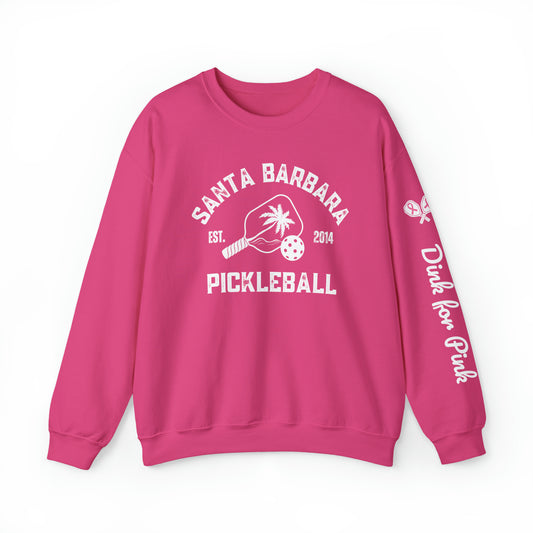 Dink for Pink - Santa Barbara - Unisex Heavy Blend™ Crewneck Sweatshirt