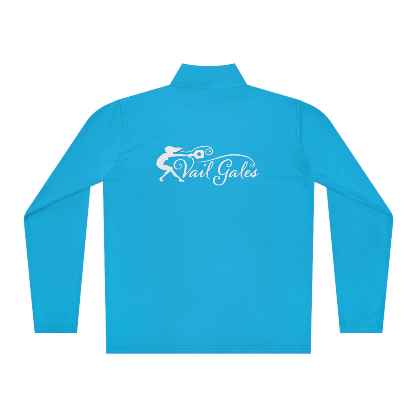 Vail Gales - Sport Tek Long Sleeve Unisex Quarter-Zip, Moisture Wicking, SPF 40 (runs large)