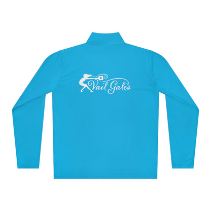 Vail Gales - Sport Tek Long Sleeve Unisex Quarter-Zip, Moisture Wicking, SPF 40 (runs large)