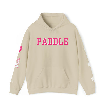 PADDLE Hoodie - PINK writing - 4 sides customized