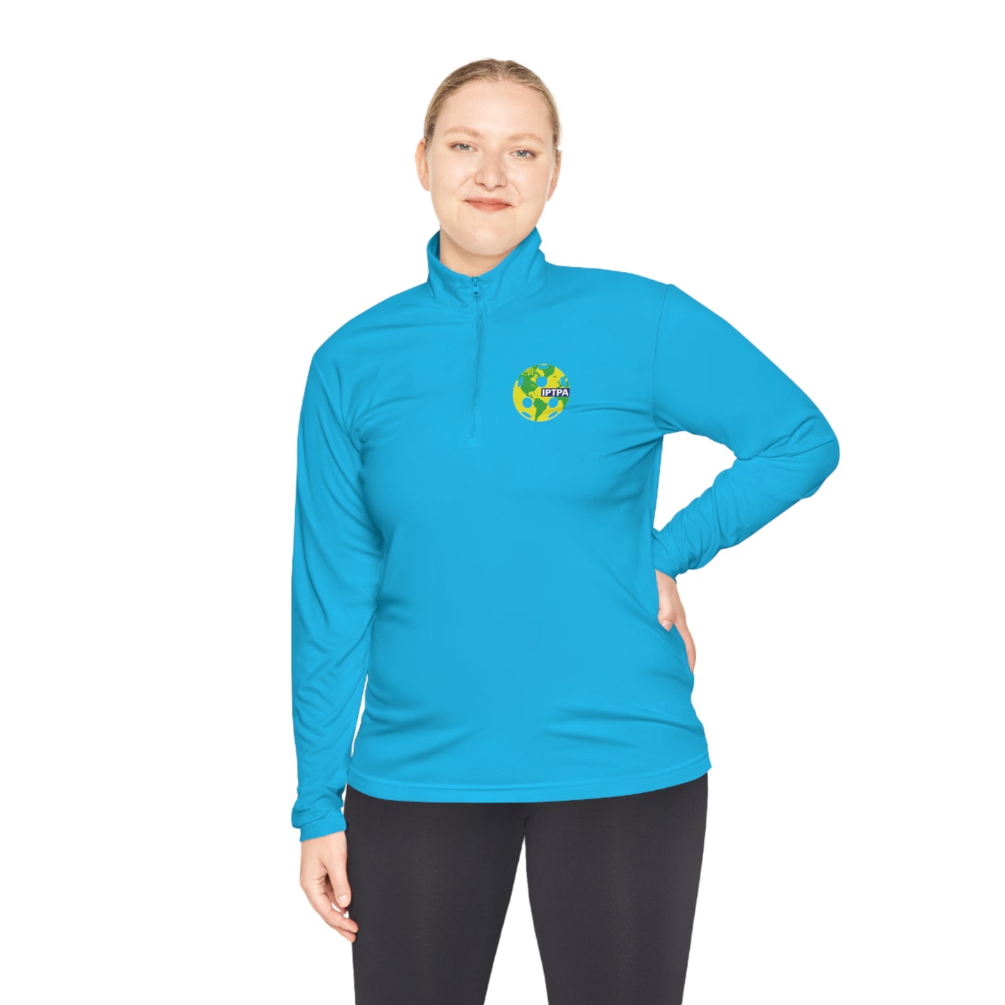 IPTPA Unisex, Moisture Wicking, Quarter-Zip (Customize name back)