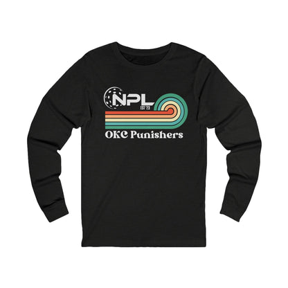 Nelms OKC Punishers Retro Custommized Unisex Jersey Long Sleeve Tee