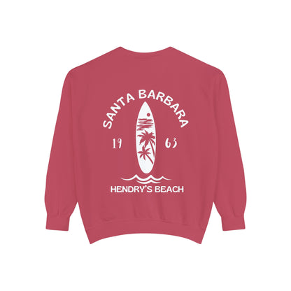 Santa Barbara Hendry’s Beach Crew Sweatshirts - Comfort Colors