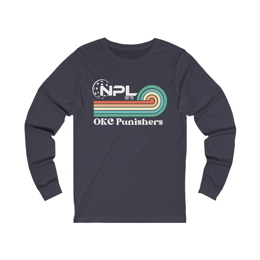 OKC Punishers Retro Custommized Unisex Jersey Long Sleeve Tee