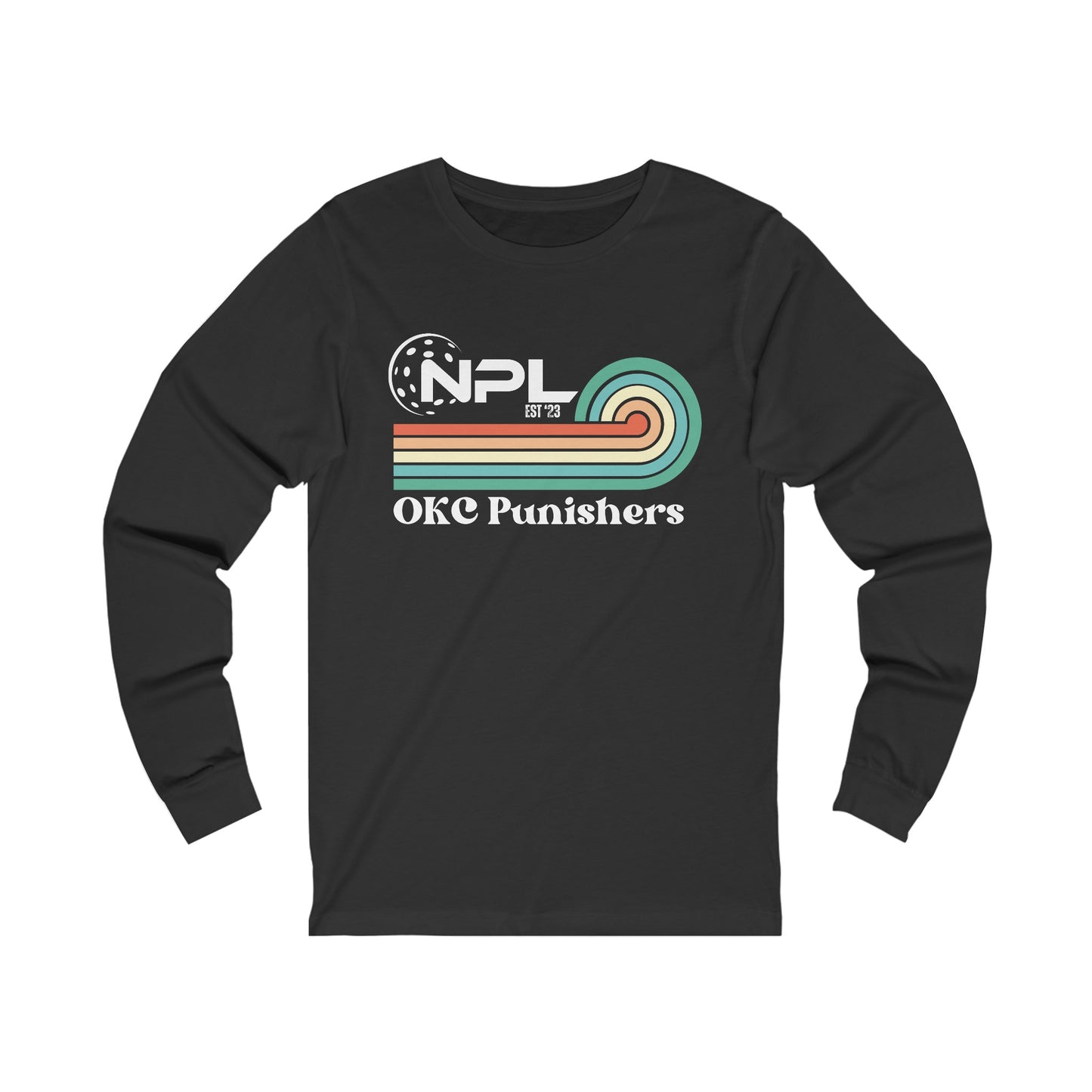 OKC Punishers Retro Custommized Unisex Jersey Long Sleeve Tee