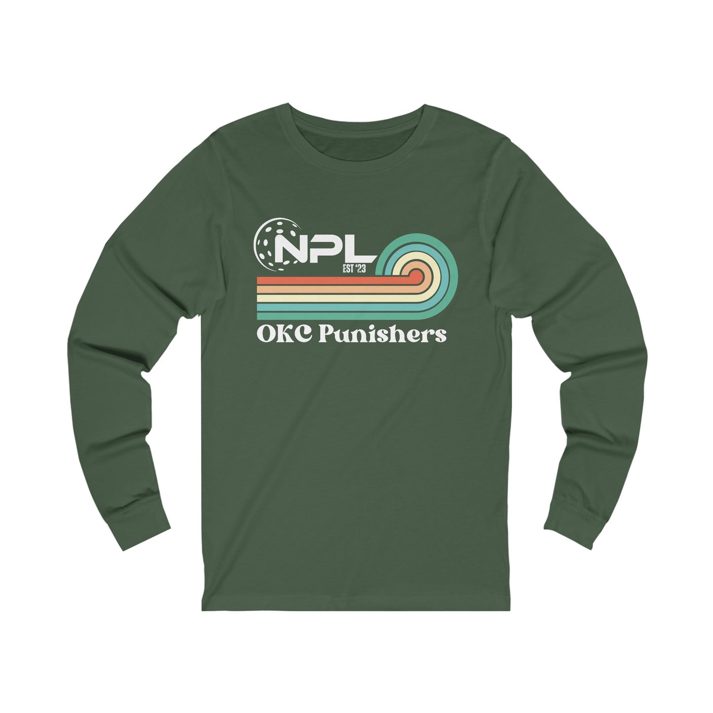 OKC Punishers Retro Custommized Unisex Jersey Long Sleeve Tee