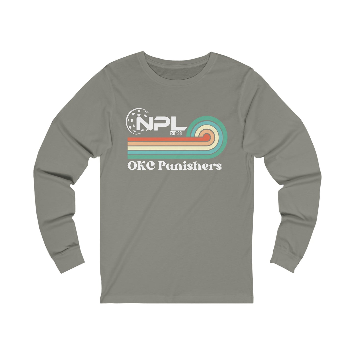 OKC Punishers Retro Custommized Unisex Jersey Long Sleeve Tee