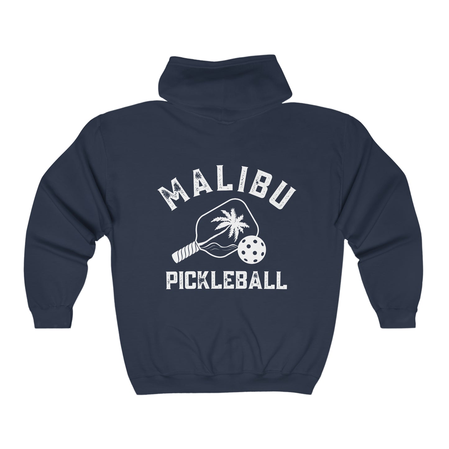 Malibu Pickleball Unisex Heavy Blend™ Full Zip Hooded Sweatshirt