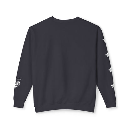 Pickleball Stars Sweatshirt, Unisex Lightweight Crewneck, Garment Dyed