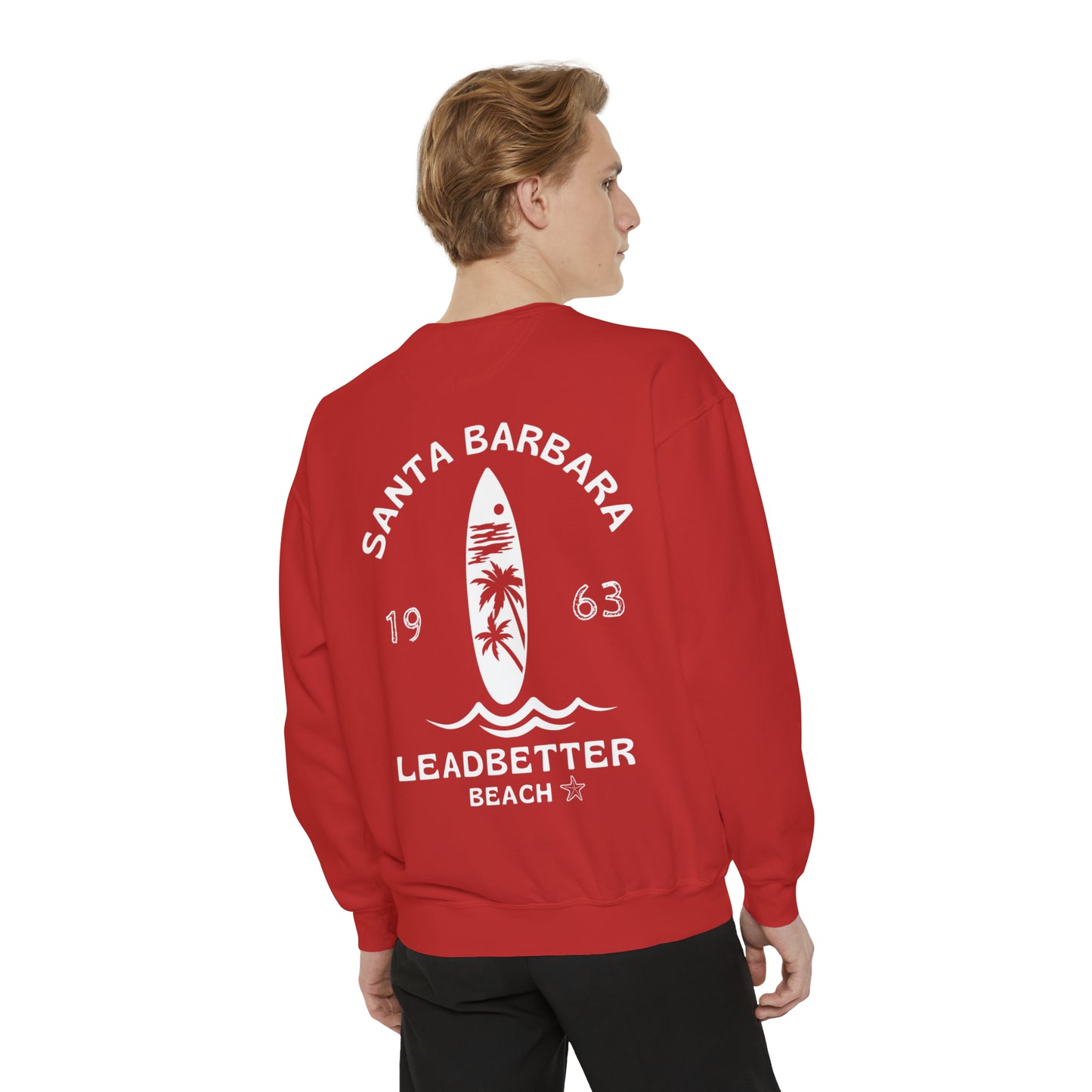 Santa Barbara Leadbetter Beach Crew - Comfort Colors