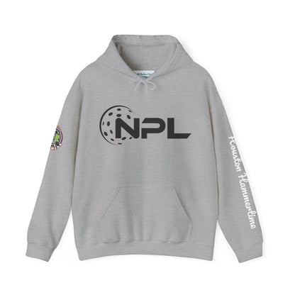 Custom NPL Hoodie name back & sleeve  *Houston Hammers - Multi Sided Design - Unisex Hoodie