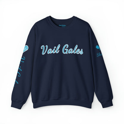 Vail Gales Pickleball Script Crew Sweatshirt - Customized