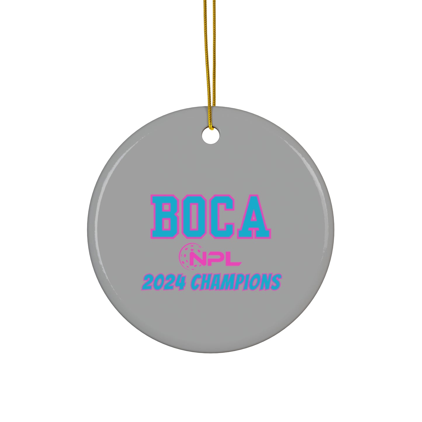 BOCA NPL ‘24 Champions Ornamnent