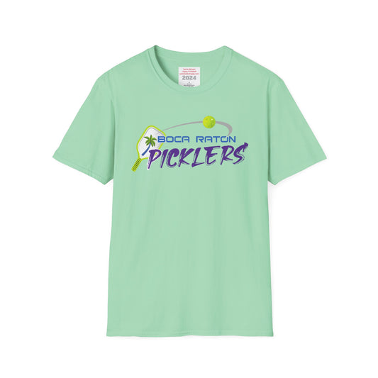 Boca Raton Picklers NPL Team  - Unisex 100% cotton soft style T - can customize back