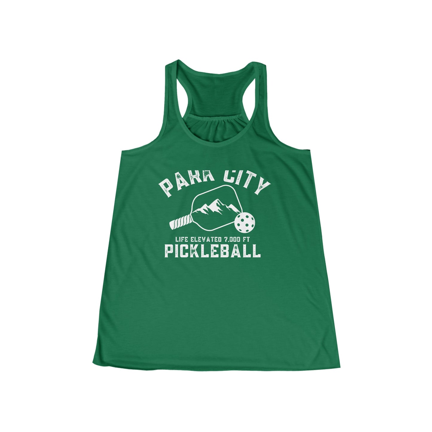 Park City Pickleball - Women's Flowy Racerback Tank