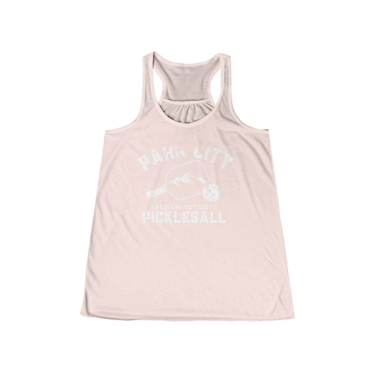 Park City Pickleball - Women's Flowy Racerback Tank