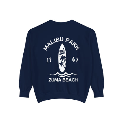 Malibu Park - Zuma Beach - Crew (Palm Tree Version) - Comfort Colors