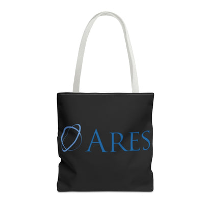 Ares Logo Tote Bag - Stylish Black Carryall for Everyday Use