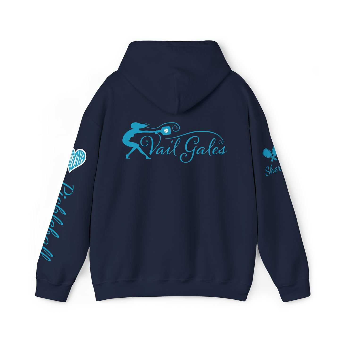 Vail Gales Pickleball - Script Hoodie Unisex - Customize sleeve