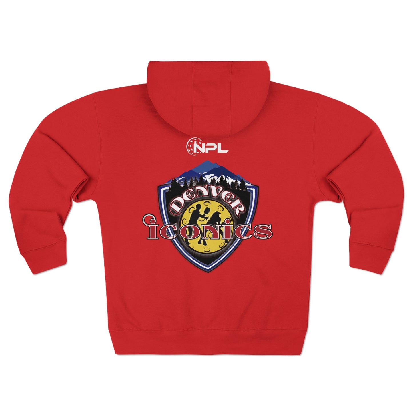 Denver Iconics NPL Team - Unisex Zip Up Hoodie 80% cotton extra plush (can add name left chest)