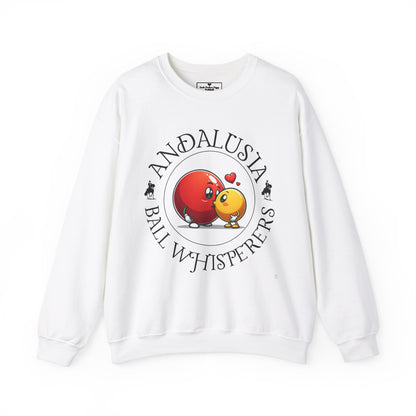 Andalusia Ball Whisperers Unisex 50% cotton/50% poly Crew - name on cuff optional