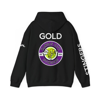 GOLD Kansas City Stingers - Customize Back - Unisex 50/50 Hoodie