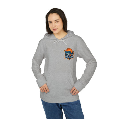 The Del Reys ADIDAS Unisex Fleece Hoodie 60% cotton/40% poly - add name