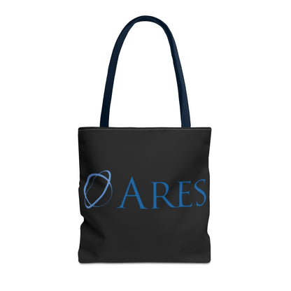 Ares Logo Tote Bag - Stylish Black Carryall for Everyday Use