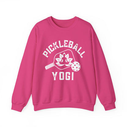 Pickleball Yogi Crew  - can customize sleeve & back as shown