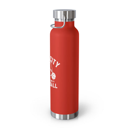 Park City Utah Pickleball - Copper Vacuum Insulated Bottle, 22oz