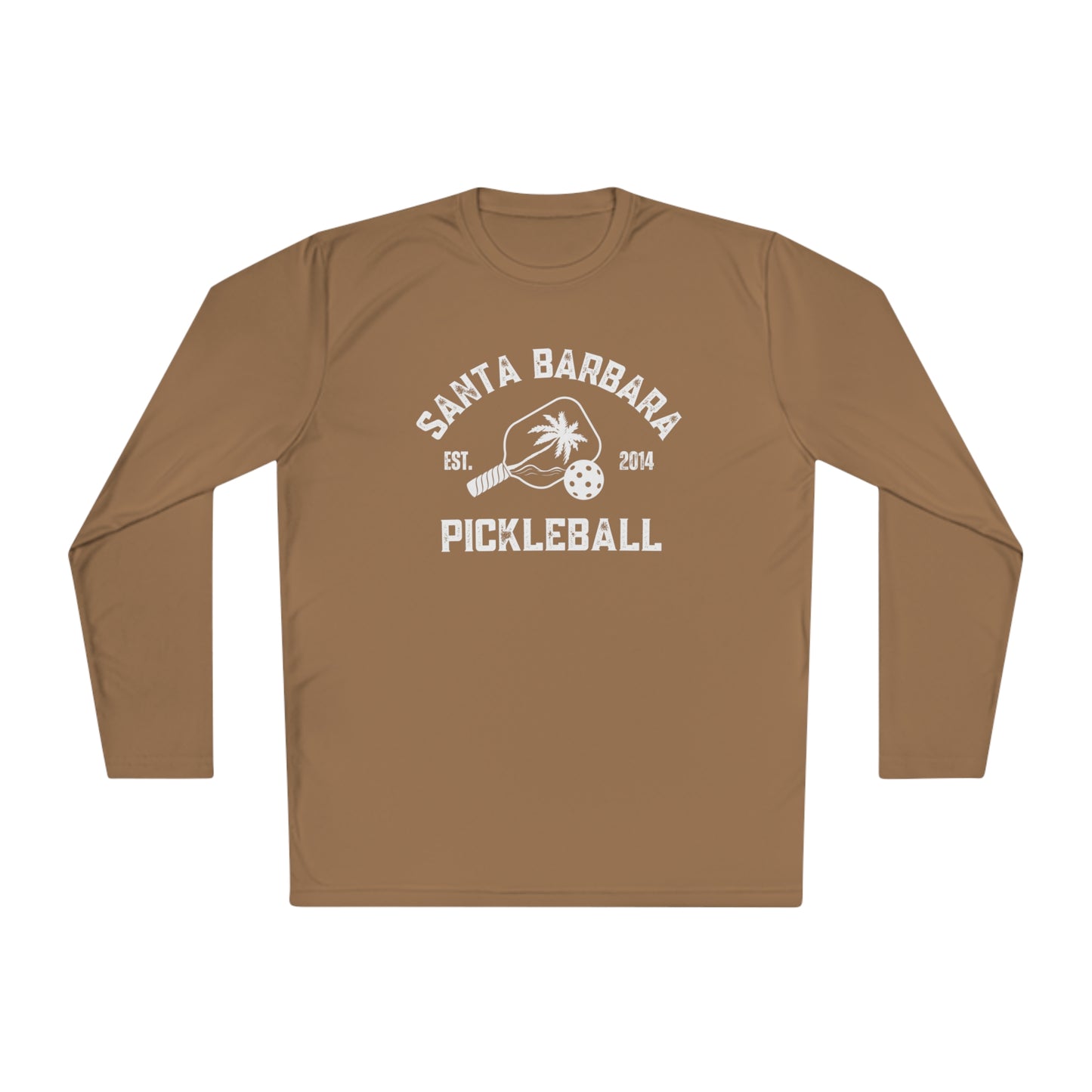 Santa Barbara Pickleball - Dark colors- Unisex Lightweight Long Sleeve Tee Moisture Wicking