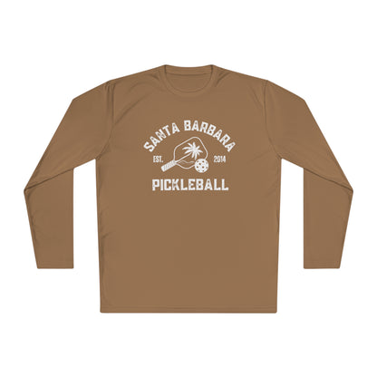 Santa Barbara Pickleball - Dark colors- Unisex Lightweight Long Sleeve Tee Moisture Wicking