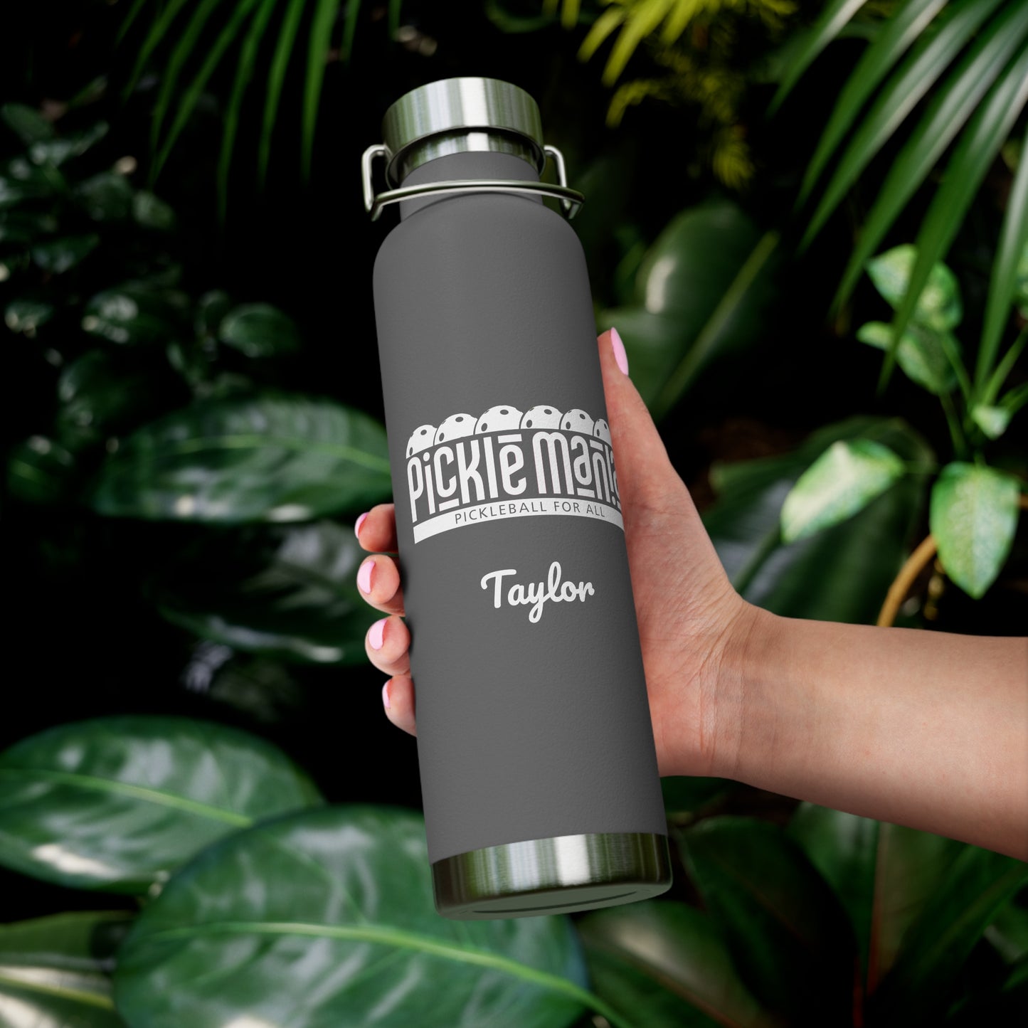 Picklemania - Customizable Copper Vacuum Insulated Bottle, 22oz