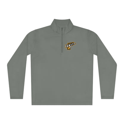 Austin Ignite - NPL Team - Unisex Quarter-Zip, Moisture Wicking, SPF 40 -customize back