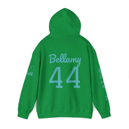OKC Punishers Hoodie w/ Stars Turquoise Letters - add name sleeve or back